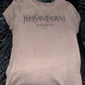 YSL Soft Mocha Brown Tee